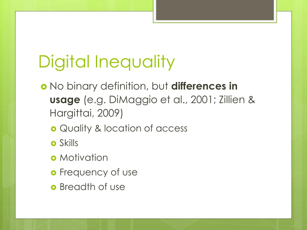 digital inequality