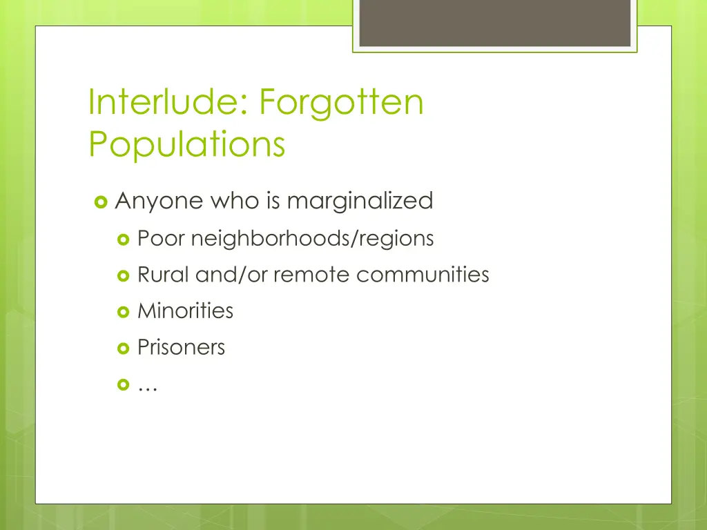 interlude forgotten populations