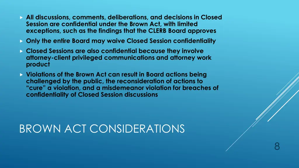 all discussions comments deliberations