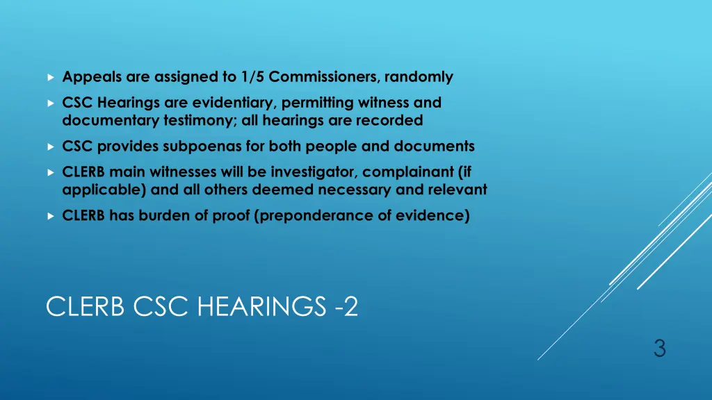 appeals are assigned to 1 5 commissioners randomly