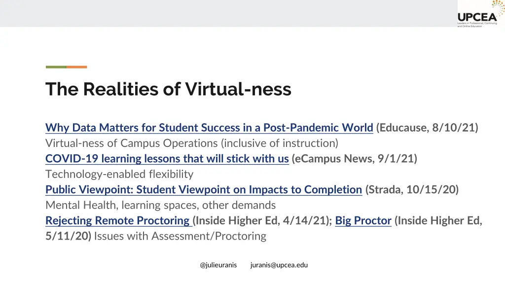 the realities of virtual ness