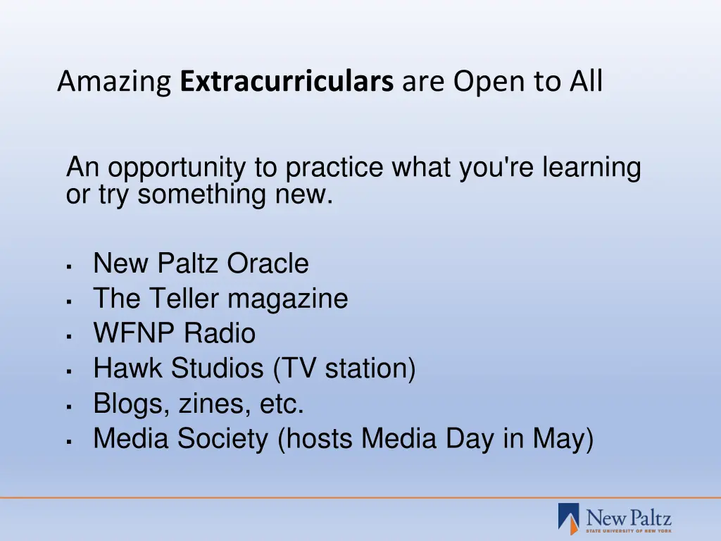amazing extracurriculars are open to all