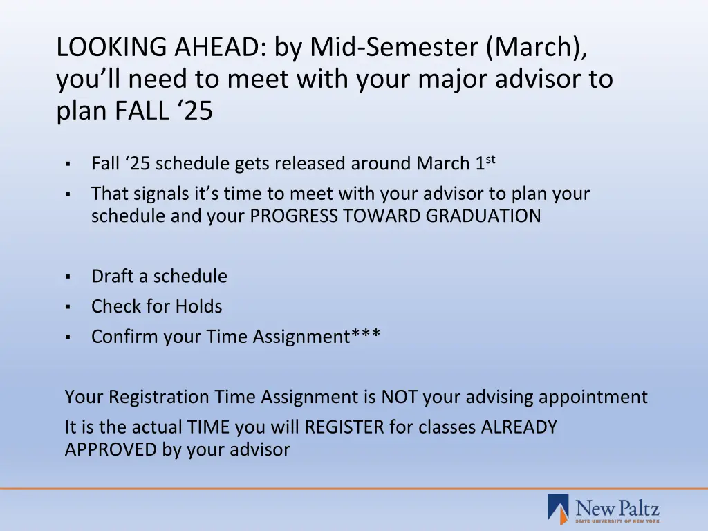 looking ahead by mid semester march you ll need