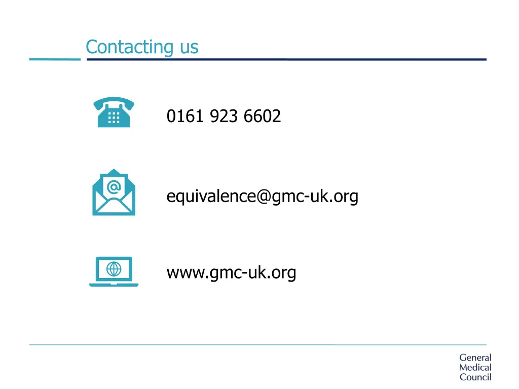 contacting us