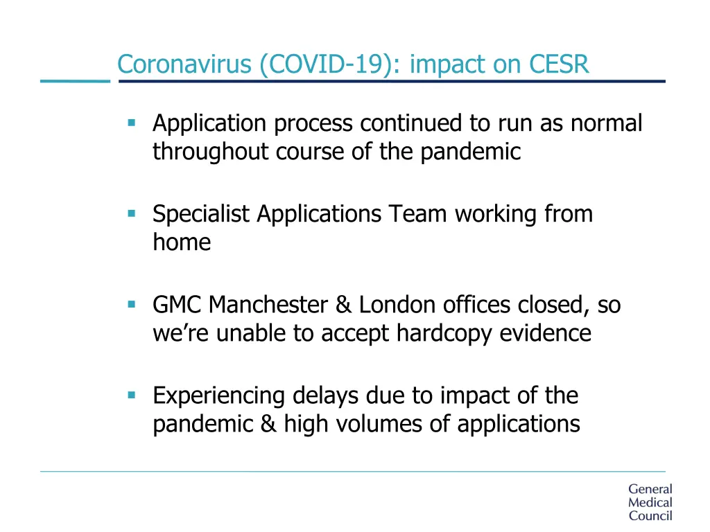coronavirus covid 19 impact on cesr