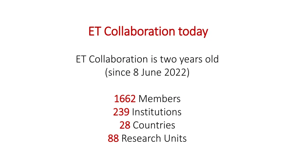 et collaboration today et collaboration today