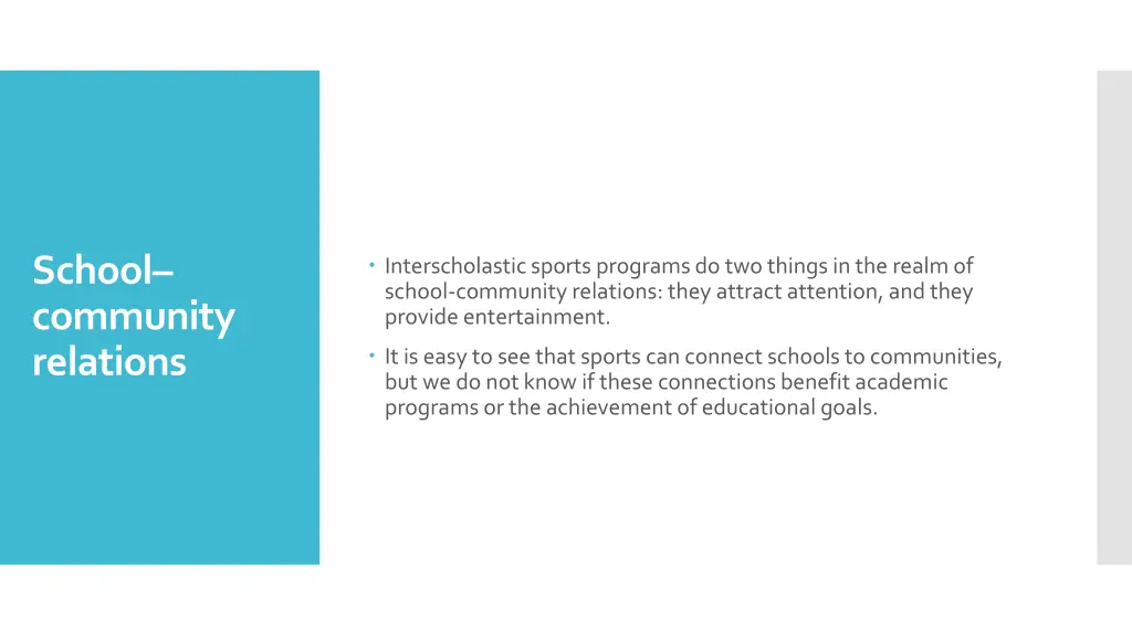 school community relations