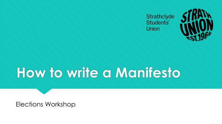 how to write a manifesto