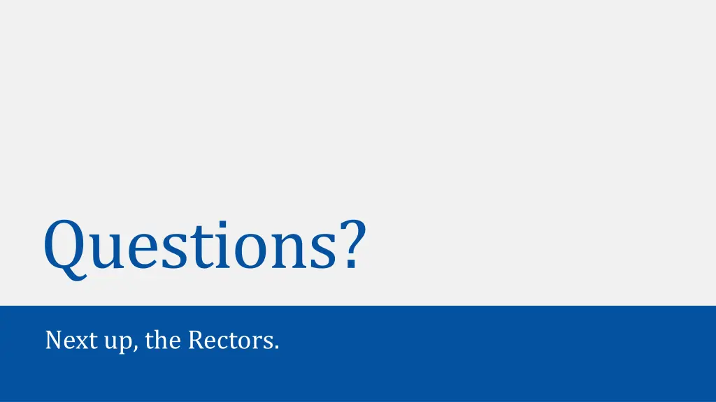 questions