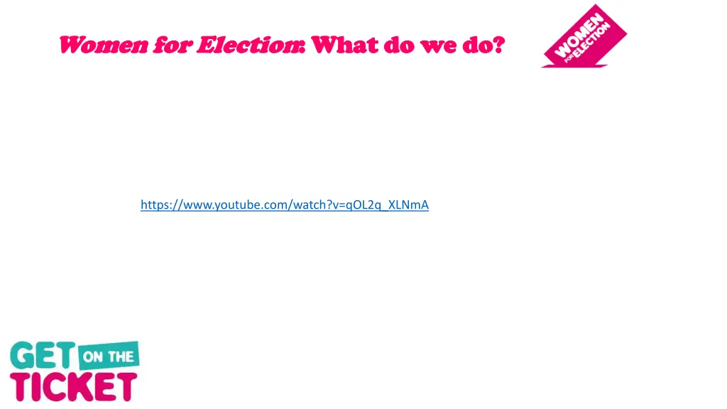 women for election women for election what