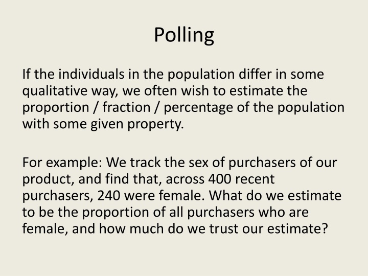 polling