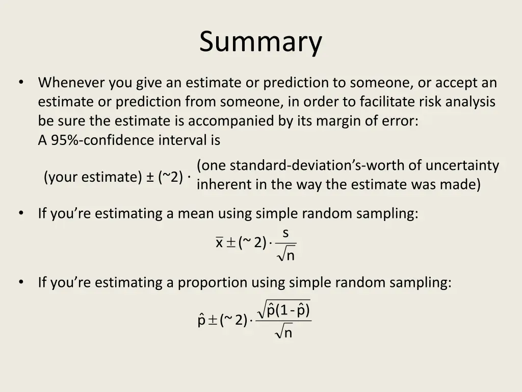 summary