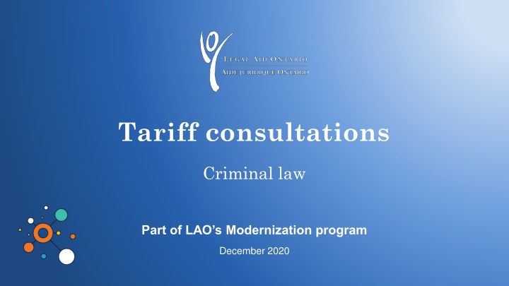 tariff consultations