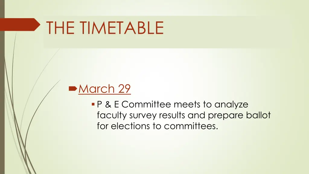 the timetable 2