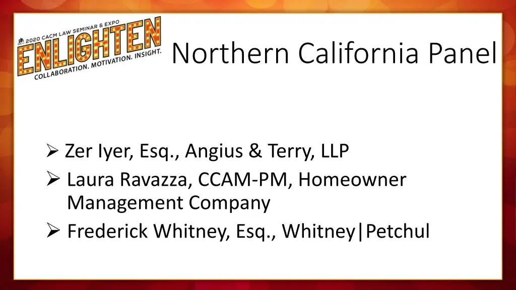 northern california panel