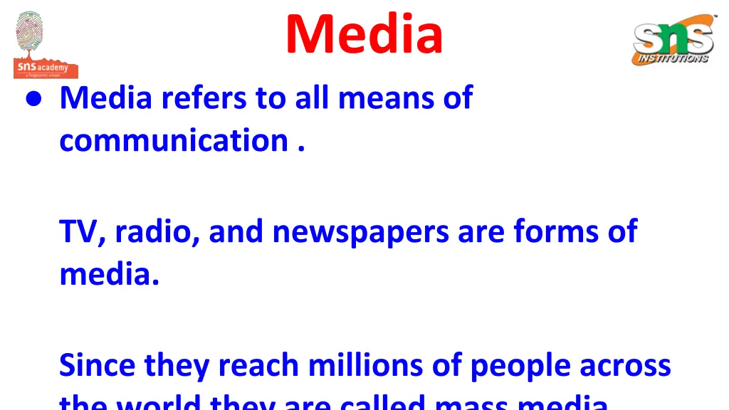 media