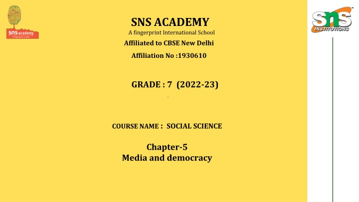 sns academy a fingerprint international school