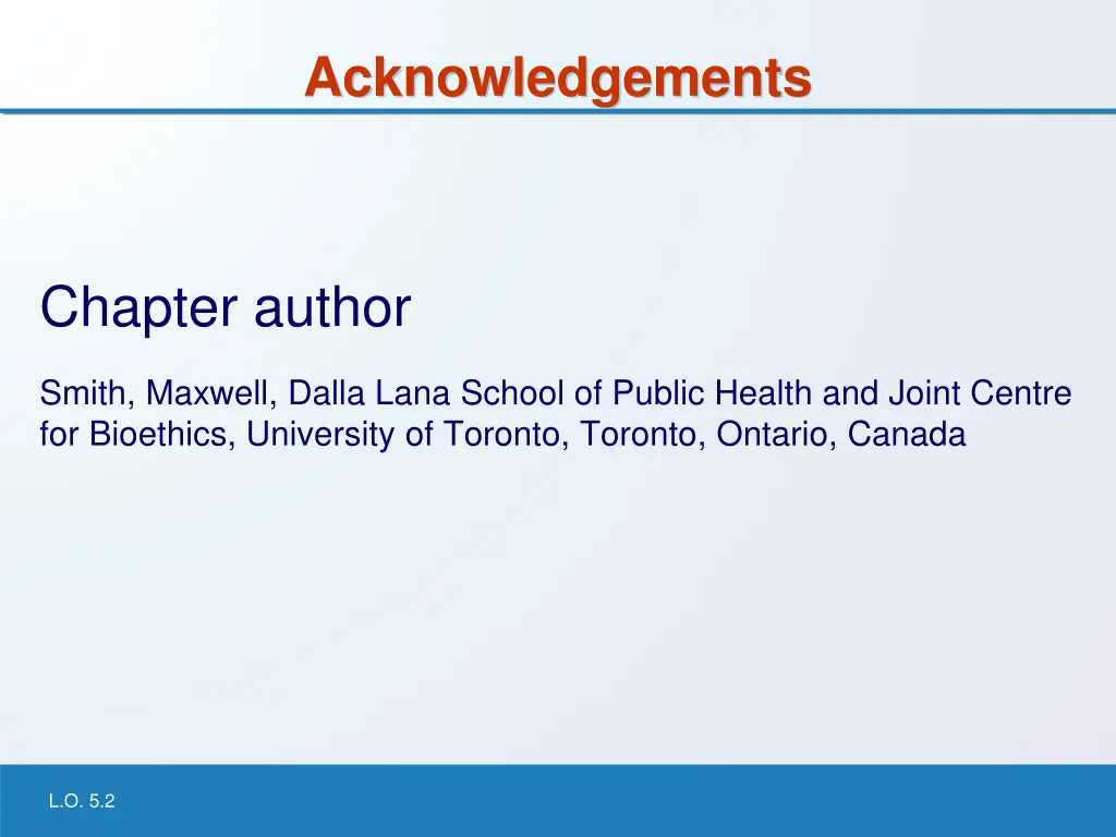 acknowledgements