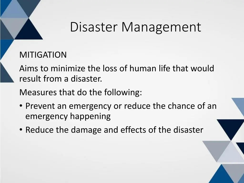 disaster management 1