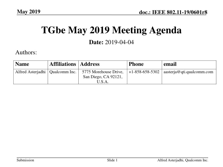 may 2019