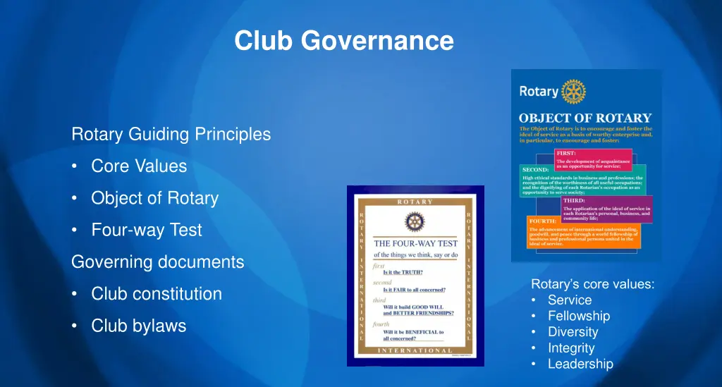 club governance