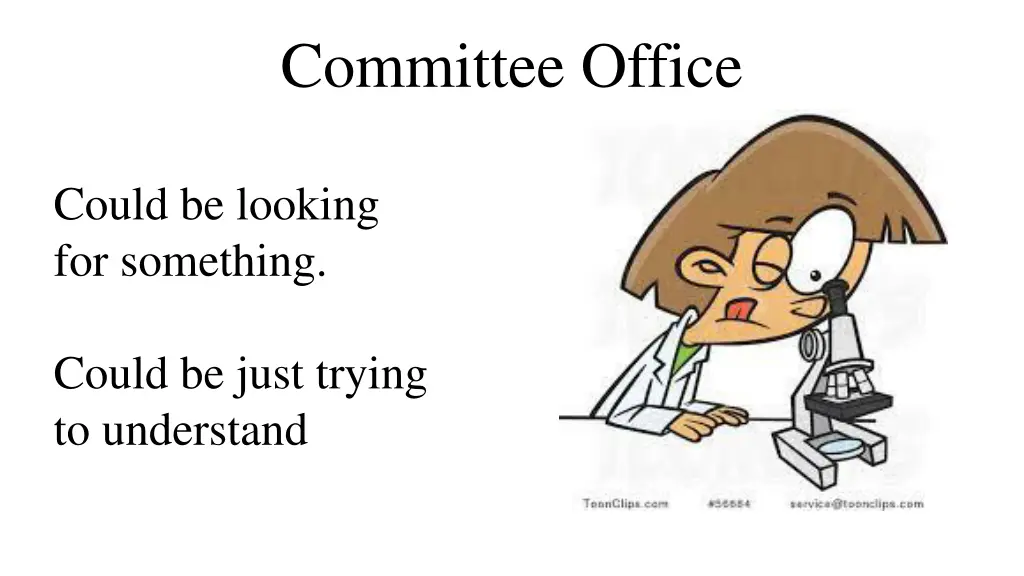 committee office