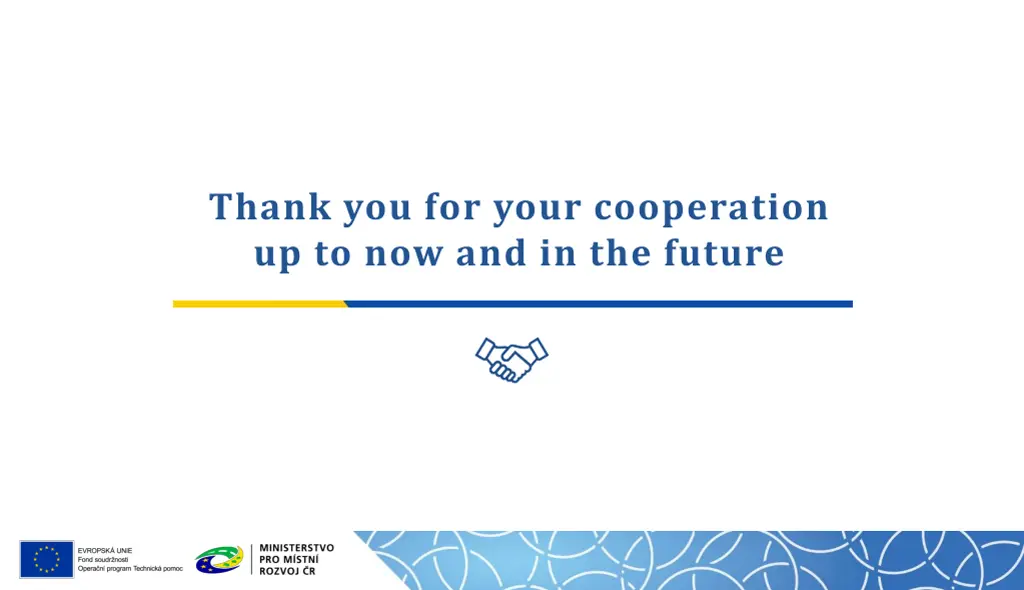 thank you for your cooperation