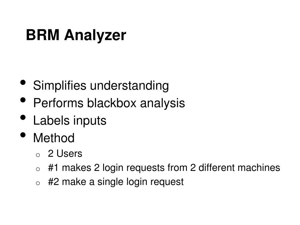 brm analyzer