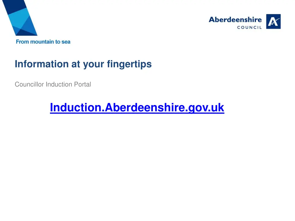 information at your fingertips