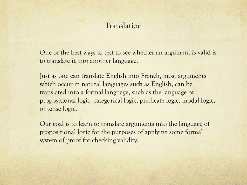 translation