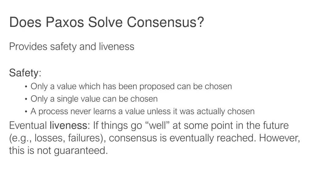 does paxos solve consensus