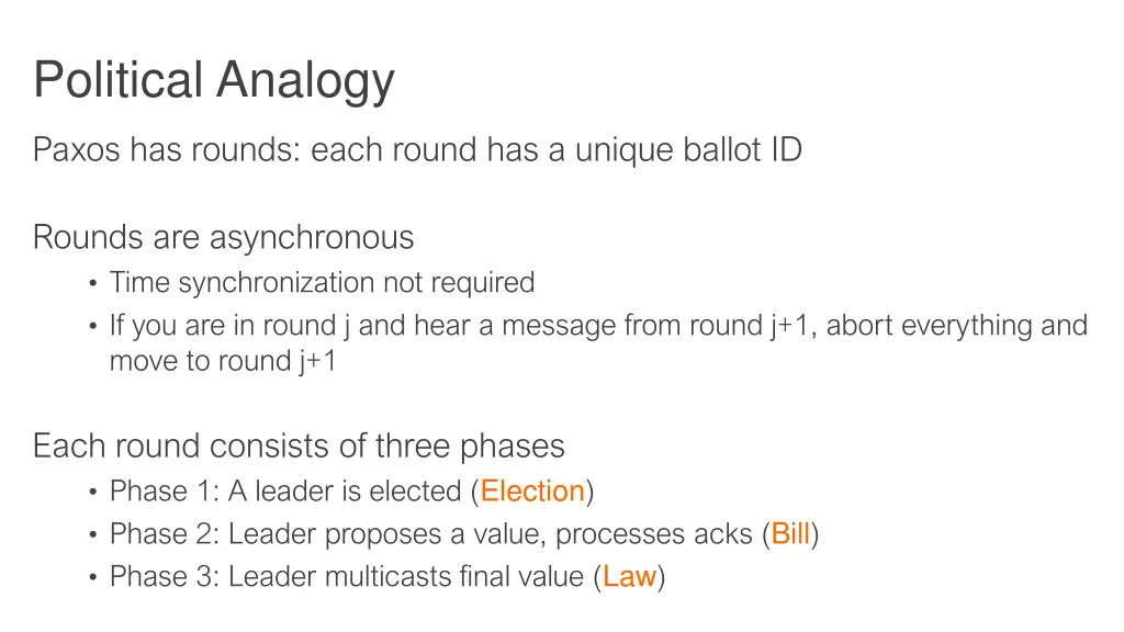 political analogy