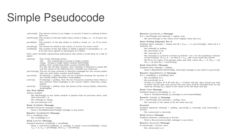 simple pseudocode
