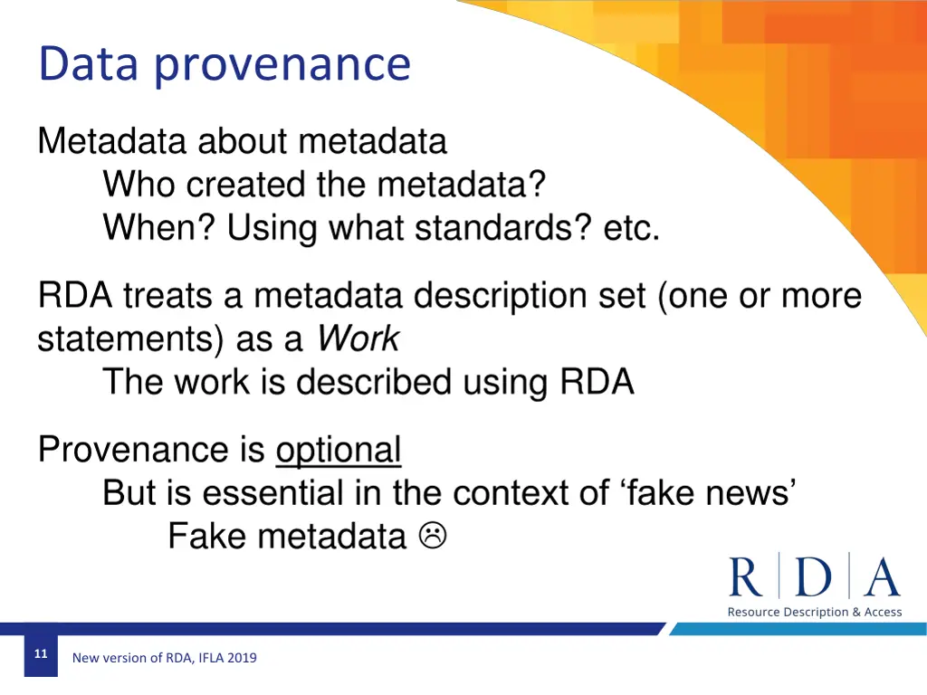 data provenance