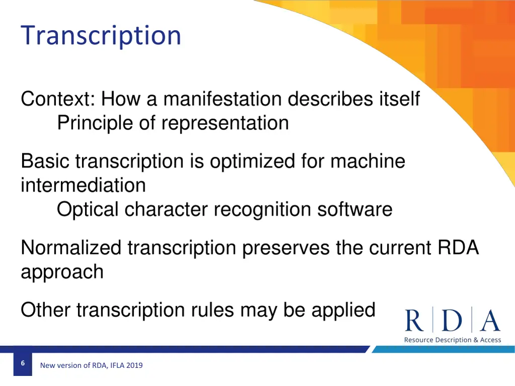 transcription