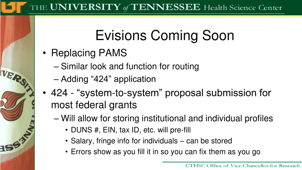 evisions coming soon replacing pams similar look