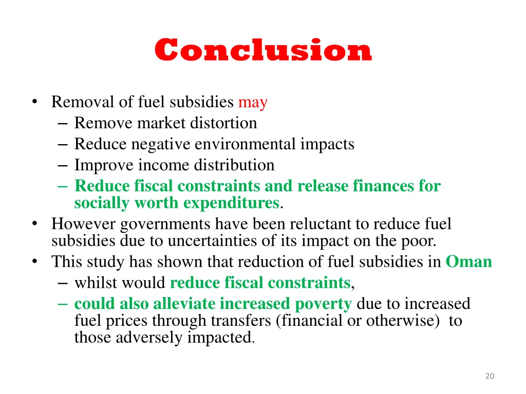 conclusion