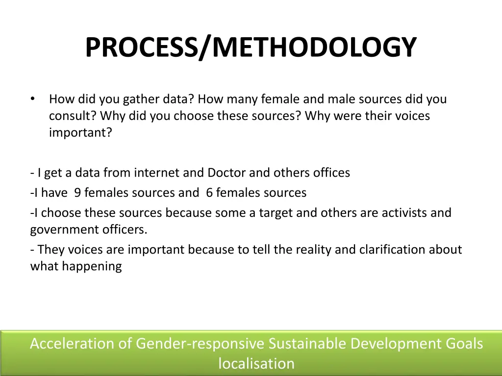 process methodology