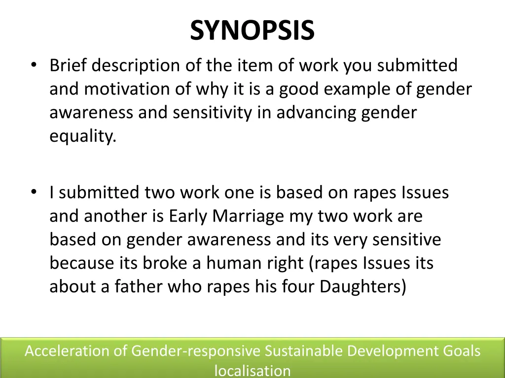 synopsis