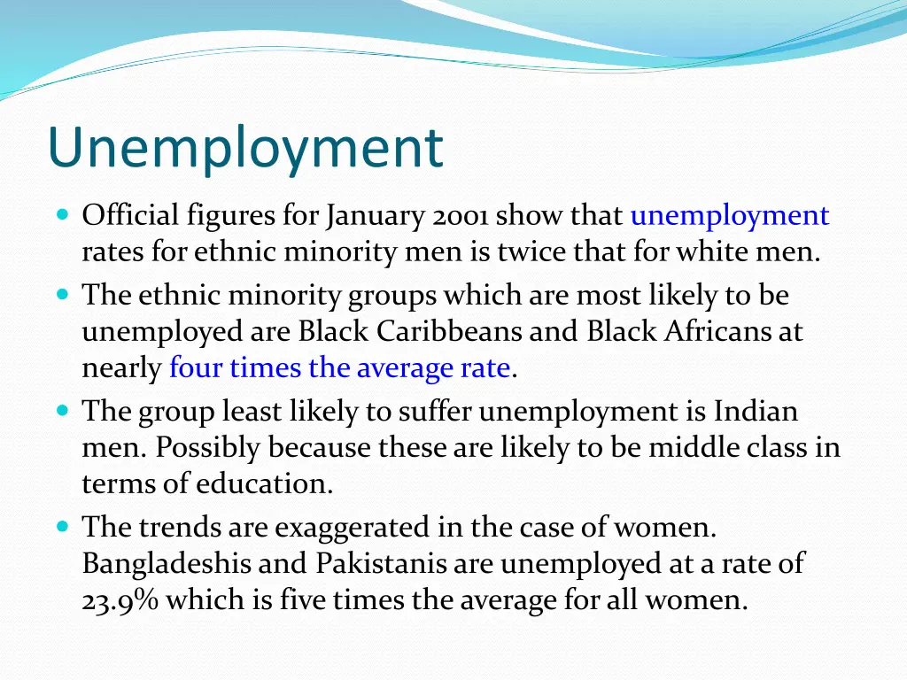 unemployment