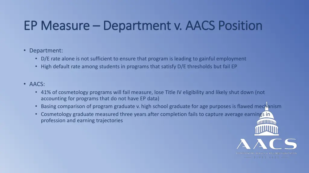 ep measure ep measure department v department