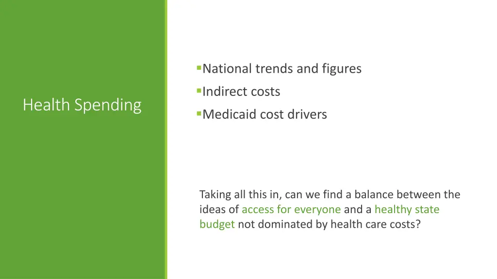 national trends and figures indirect costs