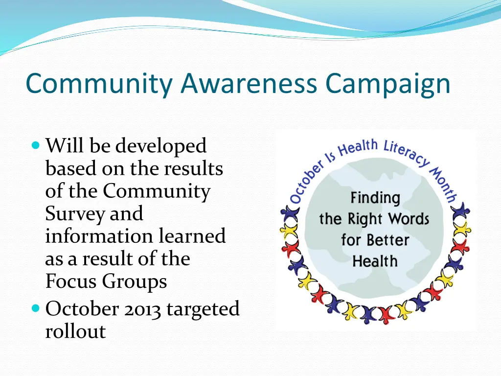 community awareness campaign