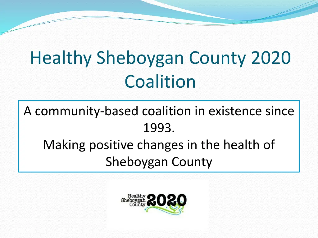 healthy sheboygan county 2020 coalition