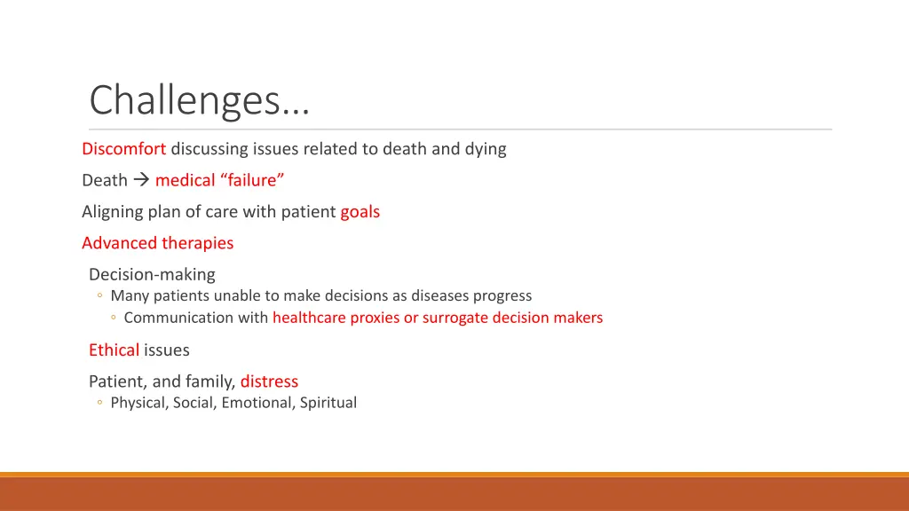 challenges
