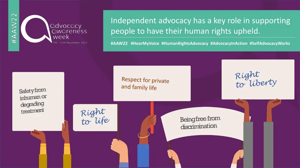 independent advocacy has a key role in supporting