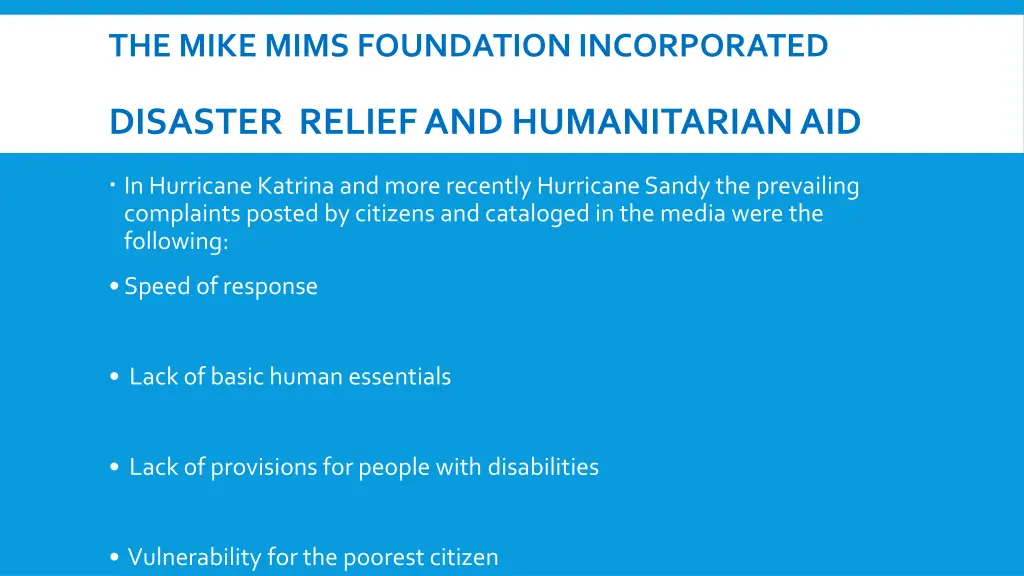 the mike mims foundation incorporated 8