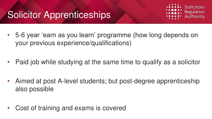solicitor apprenticeships