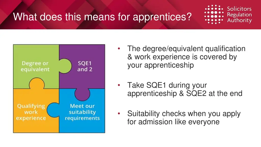 what does this means for apprentices