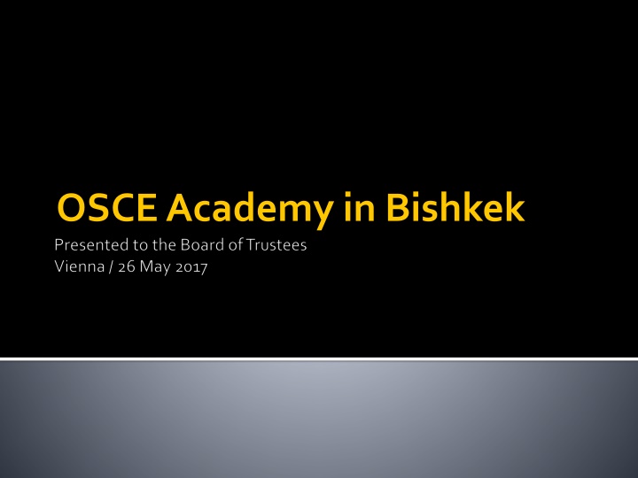 osce academy in bishkek